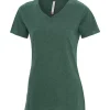 Atc™ Eurospun® Ring Spun V-neck Ladies' Tee - Image 3