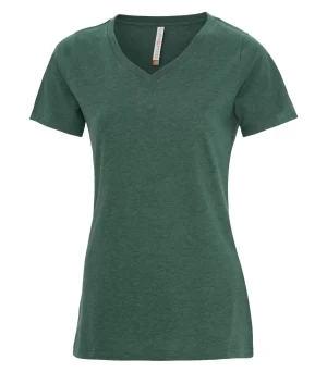 Atc™ Eurospun® Ring Spun V-neck Ladies' Tee - Image 3