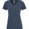 Atc™ Eurospun® Ring Spun V-neck Ladies' Tee - Image 4