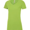 Atc™ Eurospun® Ring Spun V-neck Ladies' Tee - Image 18