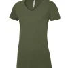 Atc™ Eurospun® Ring Spun V-neck Ladies' Tee - Image 20