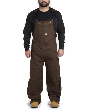 Berne Men's Tall Acre Unlined Washed Bib Overall - Image 2