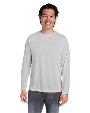 Core 365 Adult Fusion ChromaSoft™ Performance Long-Sleeve T-Shirt - Image 2