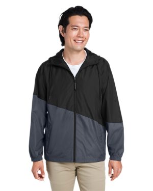 Core 365 Unisex Techno Lite Colorblock Windbreaker - Image 2