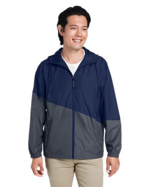 Core 365 Unisex Techno Lite Colorblock Windbreaker - Image 3