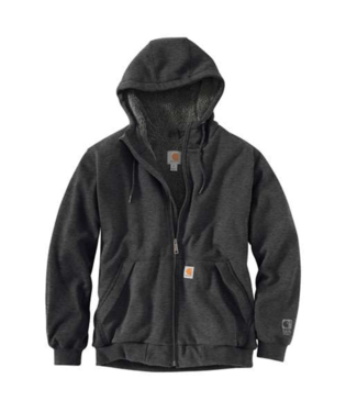 Carhartt Rain Defender Rockland Sherpa-Lined Full-Zip Hooded Sweatshirt