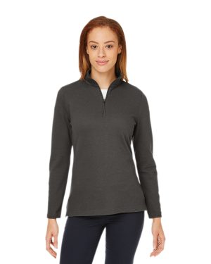 Devon & Jones Ladies' New Classics™ Performance Quarter-Zip - Image 4