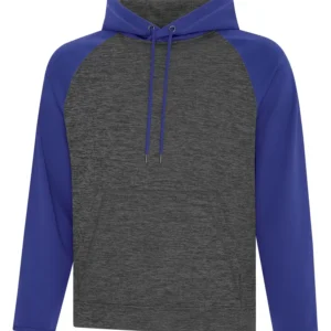 Atc™ Dynamic Heather Fleece Two Tone Hooded Sweatshirt