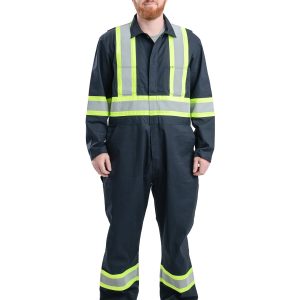 Berne Men's Safety Striped Gasket Unlined Coverall