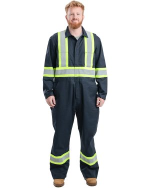 Berne Men's Safety Striped Gasket Unlined Coverall
