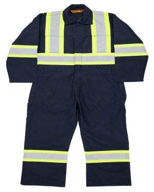 Berne Men's Safety Striped Gasket Unlined Coverall - Image 4