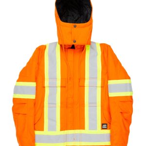 Berne Men's Safety Striped Arctic Insulated Chore Coat