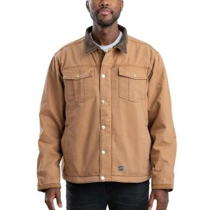 Berne Unisex Vintage Washed Sherpa-Lined Work Jacket
