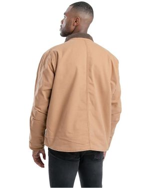 Berne Unisex Vintage Washed Sherpa-Lined Work Jacket - Image 2