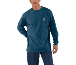 Carhartt Men's Long Sleeve Workwear Pocket T-Shirt - Image 10
