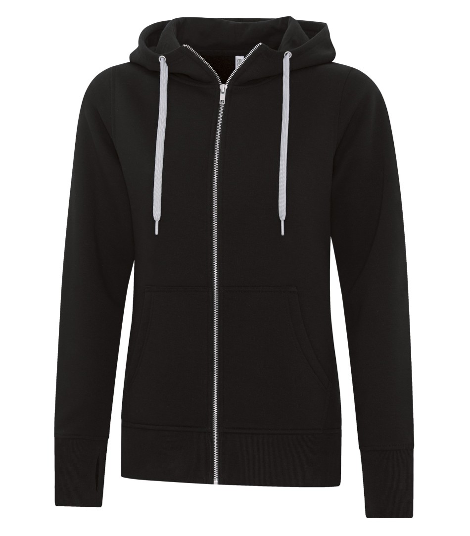 Atc™ Esactive® Core Full Zip Hooded Ladies’ Sweatshirt.