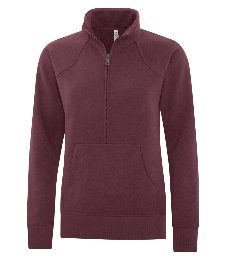 Atc™ Esactive® Vintage 1/2 Zip Ladies' Sweatshirt.