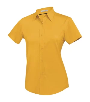 Coal Harbour® Easy Care Blend Short Sleeve Woven Ladies' Shirt - Image 3