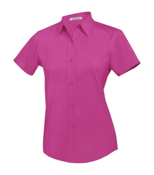Coal Harbour® Easy Care Blend Short Sleeve Woven Ladies' Shirt