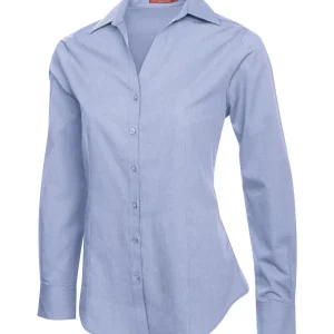 Coal Harbour® Textured Crosshatch Woven Ladies' Shirt