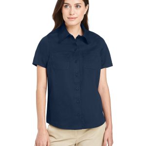 Harriton Ladies' Advantage IL Short-Sleeve Work Shirt