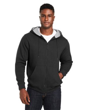 Harriton Men's ClimaBloc™ Lined Heavyweight Hooded Sweatshirt - Image 4