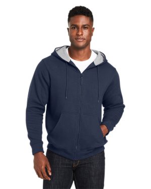 Harriton Men's ClimaBloc™ Lined Heavyweight Hooded Sweatshirt - Image 2