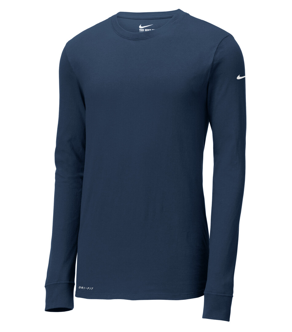 Nike® Dri-fit Cotton/Poly Long Sleeve Tee.