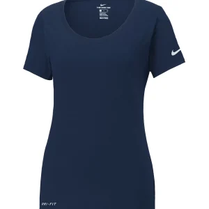 Nike Dri-fit Cotton/poly Scoop Neck Ladies' Tee