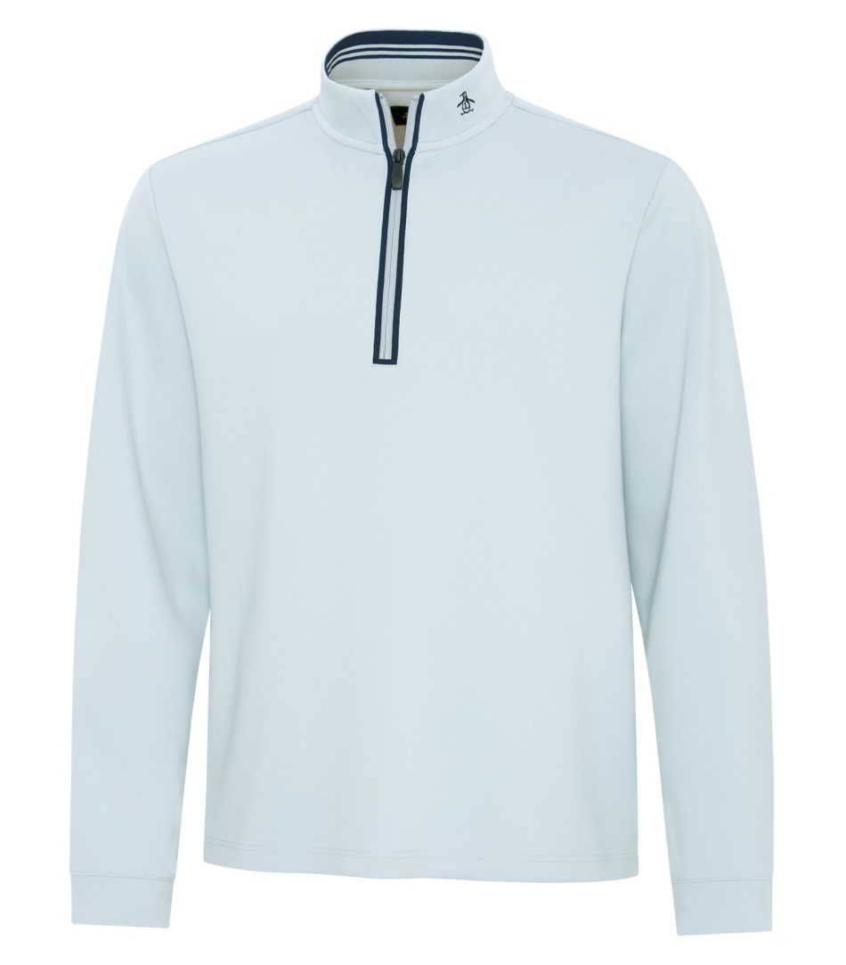 Original Penguin ® Clubhouse Mock ¼ Zip Pullover.