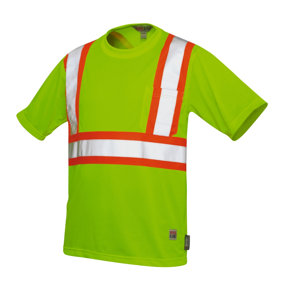 Work King Short-Sleeve Safety T-Shirt w/ Pocket