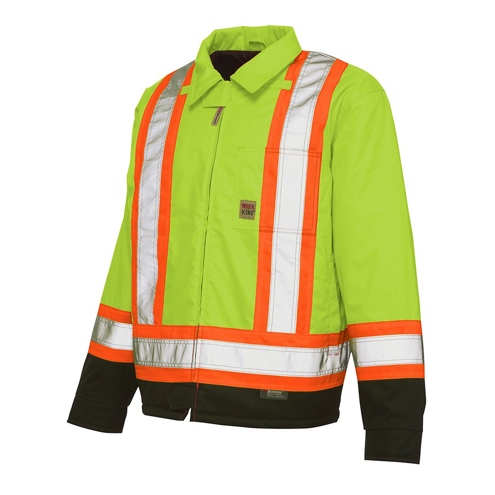 Work King Lined Safety Work Jacket