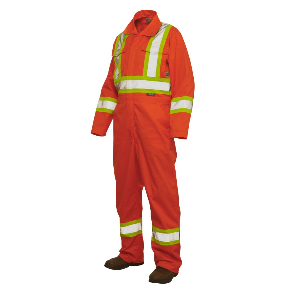 Work King Poly/Cotton Unlined Safety Coverall